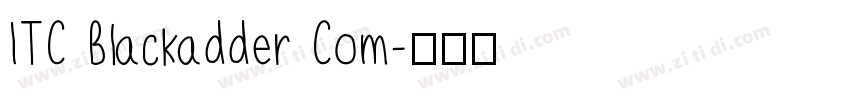 ITC Blackadder Com字体转换